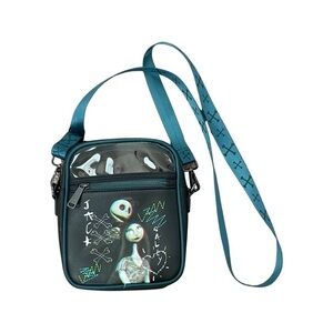 LOUNGEFLY Disney Jack Skellington Nightmare Before Christmas CrossBody B…